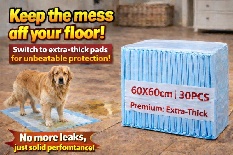 Puppy Training Pads Dog/Pet Training Pad Size M - (60X60CM) Carousel 1