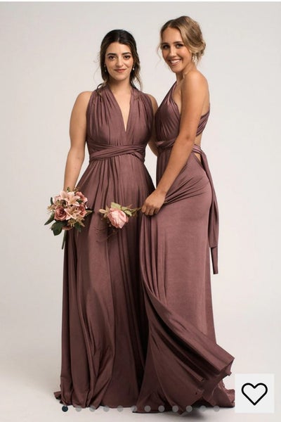 Celebrate love - Stunning model chic infinity bridesmaids dresses x2