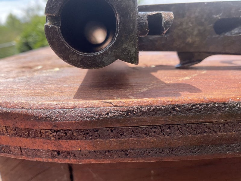 Unusual Pinfire Shotgun. French. No license needed. Carousel 9