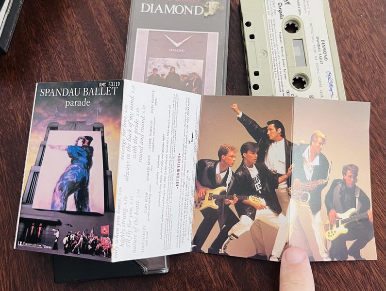 2 Spandau ballet - NZ cassettes - paper labels Carousel 2