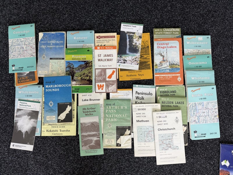 Various NZ Topo Maps Carousel 1