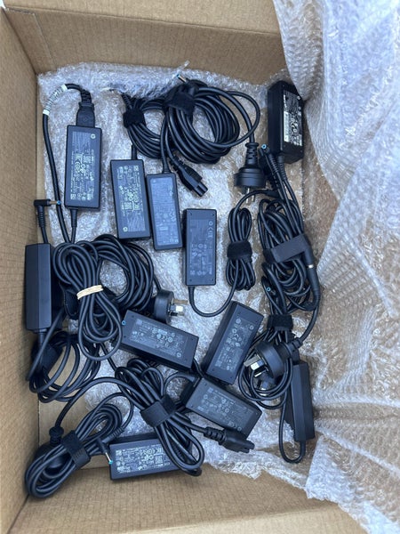 $1 Res HP Laptop Chargers – Bulk Lot (Used, Genuine HP) Carousel 1