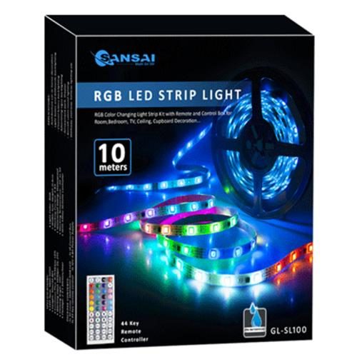 Sansai GL-LS100 10M RGB LED Strip Light / AC [GL-LS100] Carousel 1