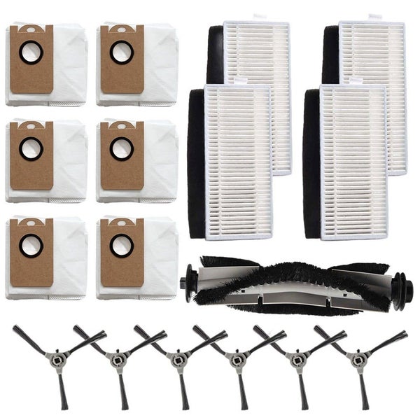 Replacement for iHome for Nova S1 Pro iHRVS1PRO-3BLK Main Brush Side Brush Carousel 1