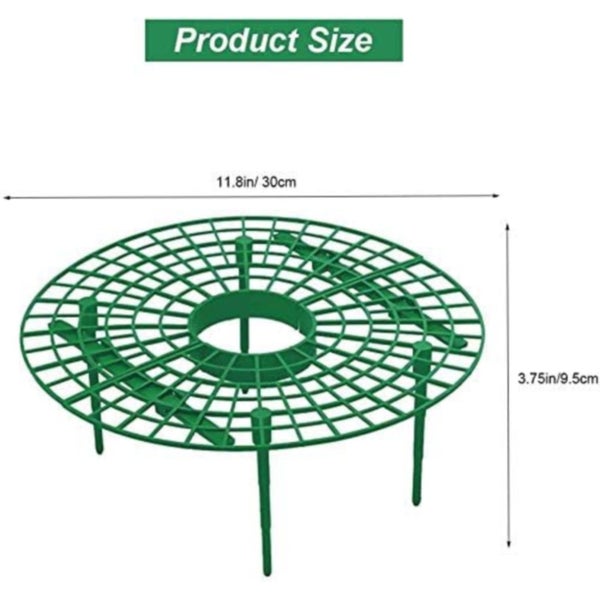 Strawberry Support, 5PCS Green Plastic Strawberry Plant Growing Support Pra Carousel 2