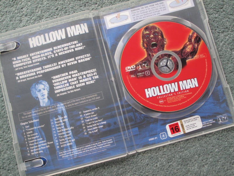 Hollow Man (Kevin Bacon / Elisabeth Shue) DVD :) Carousel 3
