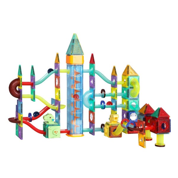 Kids Magnetic Tiles Blocks Dinosaur Carousel 2