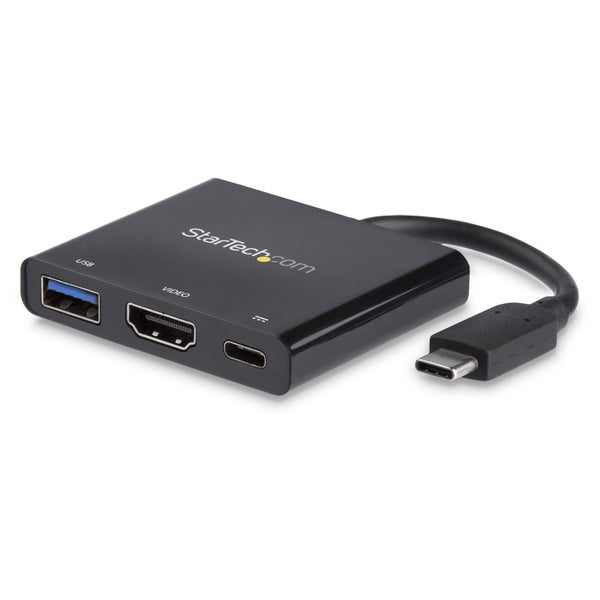 Star Tech USB-C to 4K HDMI Adapter w USB 3.0 60W Power Delivery Dock for Laptop Carousel 1