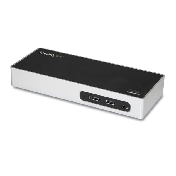 Star Tech Dual Monitor HDMI & DVI VGA GbE USB 3.0 Laptop Docking Station 5Gbps Carousel 1