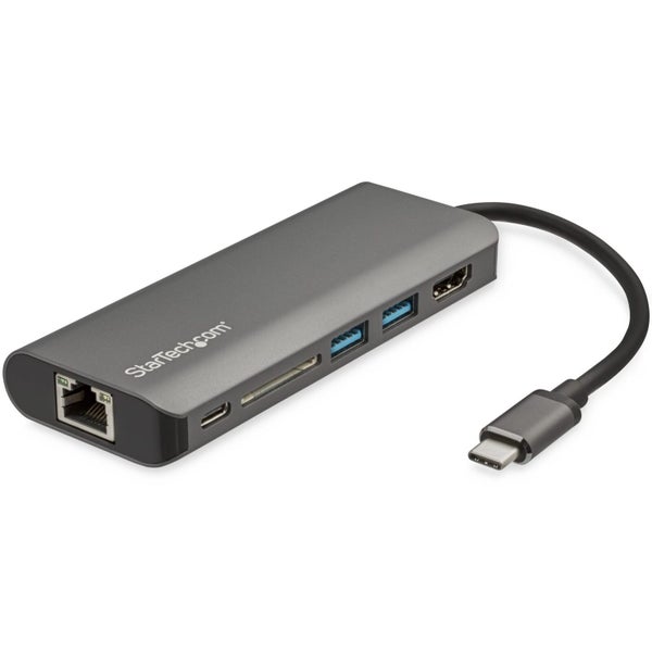 Star Tech USB-C Multiport Adapter to 4K HDMI 3x USB 3.0 SD 60W Dock for Laptop Carousel 1