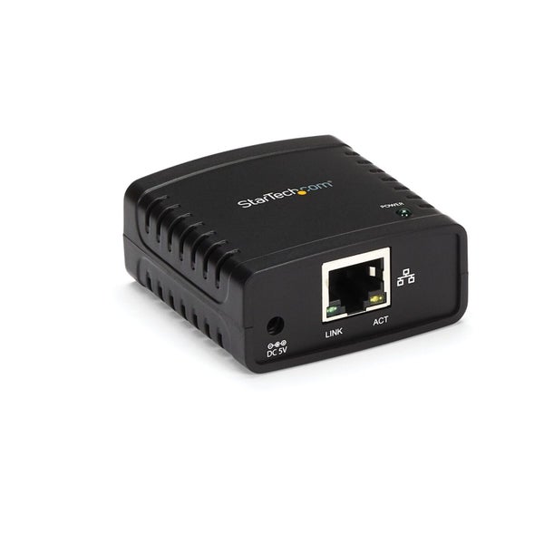 Star Tech 100Mbps Ethernet to USB 2.0 LPR Print Server 10Base-T 100Base-TX Carousel 1