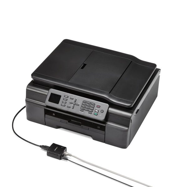 Star Tech 100Mbps Ethernet to USB 2.0 LPR Print Server 10Base-T 100Base-TX Carousel 5