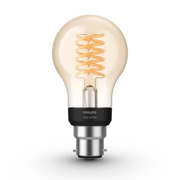 Philips Hue 11cm Smart Light LED Bulb Globe Filament A60 B22 w Bluetooth White Carousel 1
