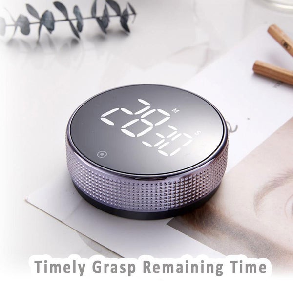 Sansai LED Digital Timer Alarm Brightness Volume Adjustable Sleep Cooking Black Carousel 2
