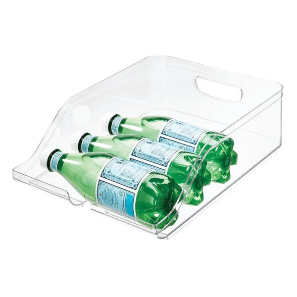Idesign Fridge Pantry Beverage Container Bin Beer Soda Can Holder Rack Organiser Carousel 2