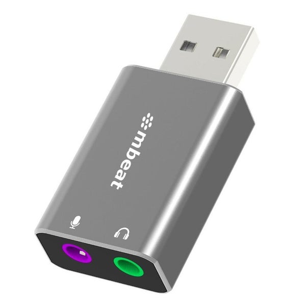 Mbeat ToughLink 3.3cm USB Male To Audio Microphone Female Adapter For PC Laptop Carousel 1