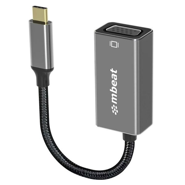 Mbeat ToughLink 15cm USB-C Male To VGA Female Adapter Cable Converter For Mac Carousel 1