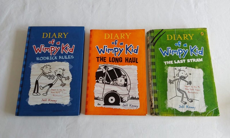 Diary of a Wimpy Kid series bks 2, 3 & 9 (Jeff Kinney) Carousel 1