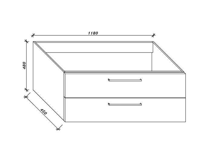 Novo Wall Vanity 1200mm - CLASSIC Ceramic Top Carousel 5