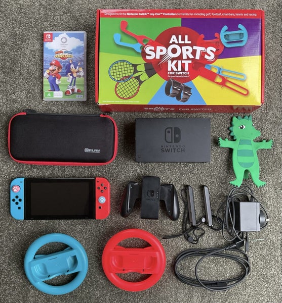 Nintendo Switch with All Sports Kit and Mario & Sonic at the Olympic Games Carousel 1