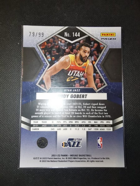 Rudy Gobert NBA Jazz Timberwolvers Mosaic Prizm Card /99 Carousel 2