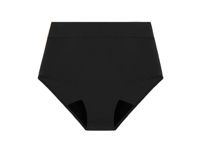Swimwear 4-Layer Leak Proof Period Panties High Waist Menstrual Swimsuit Bikini Carousel 1