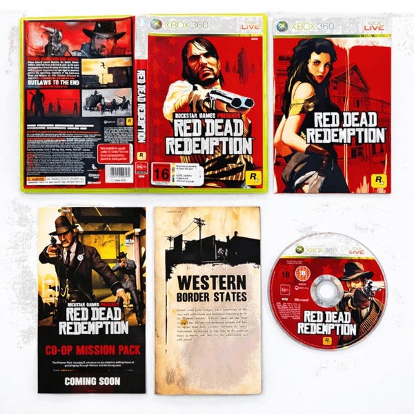 Red Dead Redemption (Xbox 360 - ORIGINAL PRINT) *MINT COLLECTOR'S* Carousel 1