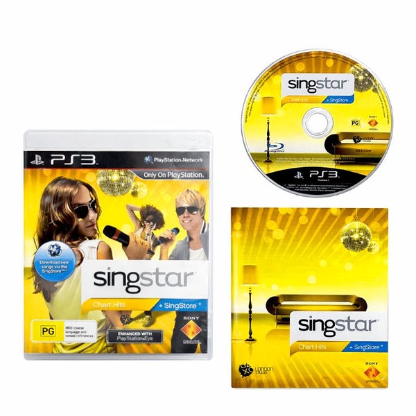 SINGSTAR! Chart Hits (PS3) *MINT COMPLETE* Carousel 1
