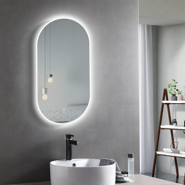 Vogue Frameless LED Mirror Oval - 500mm x 900mm Carousel 2