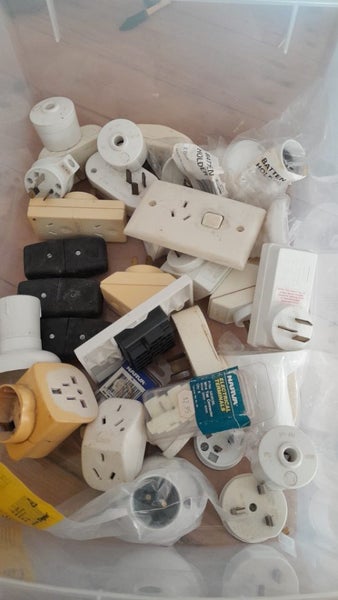 Box of electrical bits Carousel 1