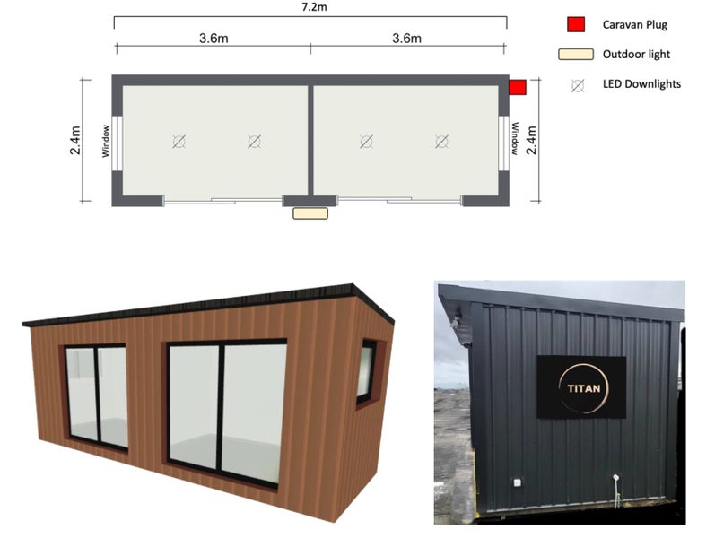 Double bedroom cabin!! Carousel 7