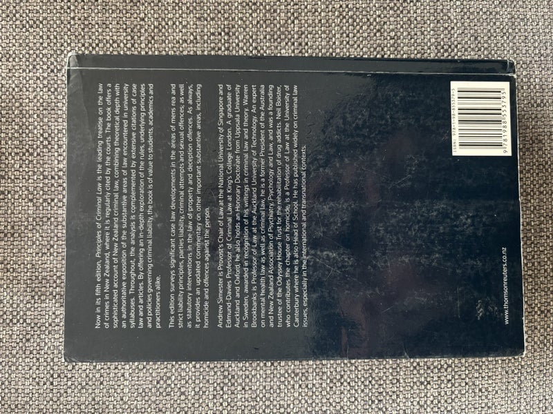 Principles of Criminal Law 5th edition Carousel 2