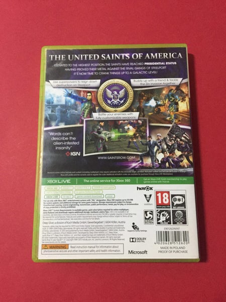 Saints Row IV (Xbox 360) Carousel 2
