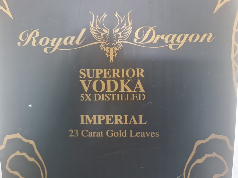 6L Imperial Vodka Bottle in a Luxury Display Glass Box Carousel 1