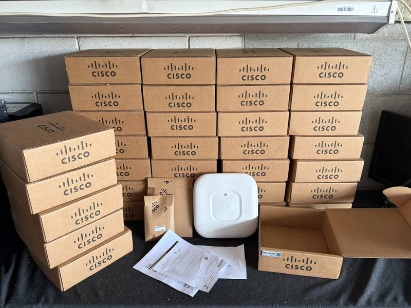 37 x Cisco Wireless APs + Switches + Cisco Wireless Controller *$1 RESERVE!* Carousel 1