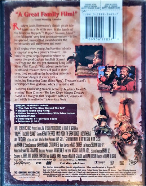 Muppet Treasure Island (Region 1 version) Carousel 2