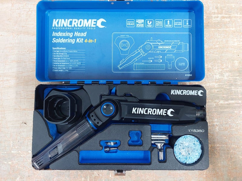 Kincrome 4-in-1 Indexing Head Butane Soldering Iron Kit - K15350 Carousel 1