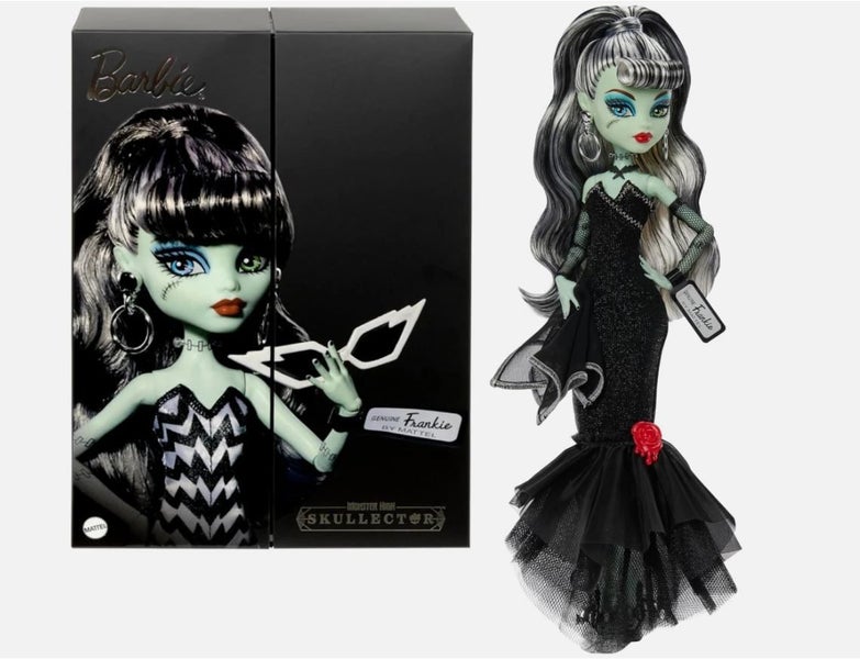 Monster High x Barbie Frankie Stein Doll New, Original Box, Unopened Carousel 1