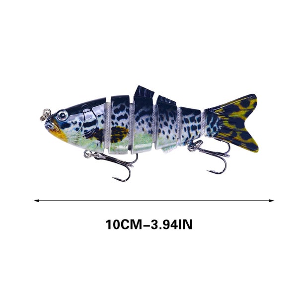 Lifelike Fishing Lures, Trout, Walleye - Realistic Multi Fish Popper Swimba Carousel 2