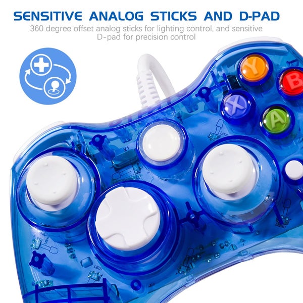 Afterglow USB Wired Controller Gamepad for Microsoft Xbox 360 Console PC Wi Carousel 2