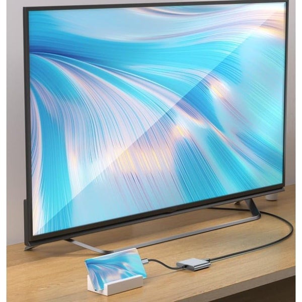 USB C Hub, USB-C Digital Multiport Adapter with 4K HDMI Output/USB-C Fast C Carousel 6