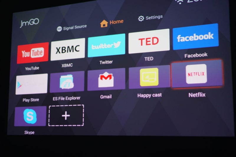 JmGO G1S Android Smart Projector with Stand, Remote & Box Carousel 2