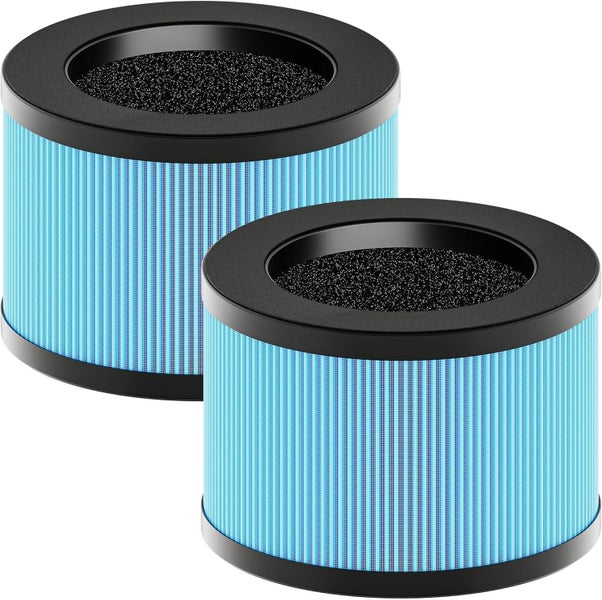 MK01 & MK06 True HEPA Filter Replacement Compatible with Aroeve MK01, MK06, Carousel 1