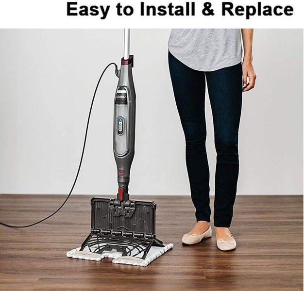 2-Pack Replacement Steaming Mop Pads Compatible with Shark Lift-Away Pro St Carousel 7