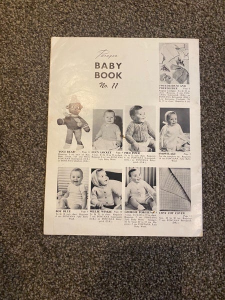 Vintage Baby & Toddler Knitting Patterns Carousel 2