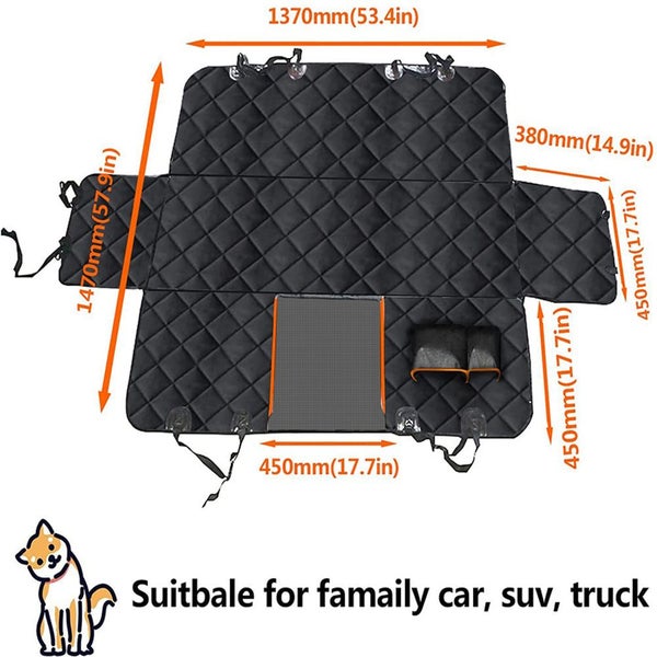 Waterproof Pet Car Mat Hammock Nonslip Back Protector For Dogs And Cats Carousel 2