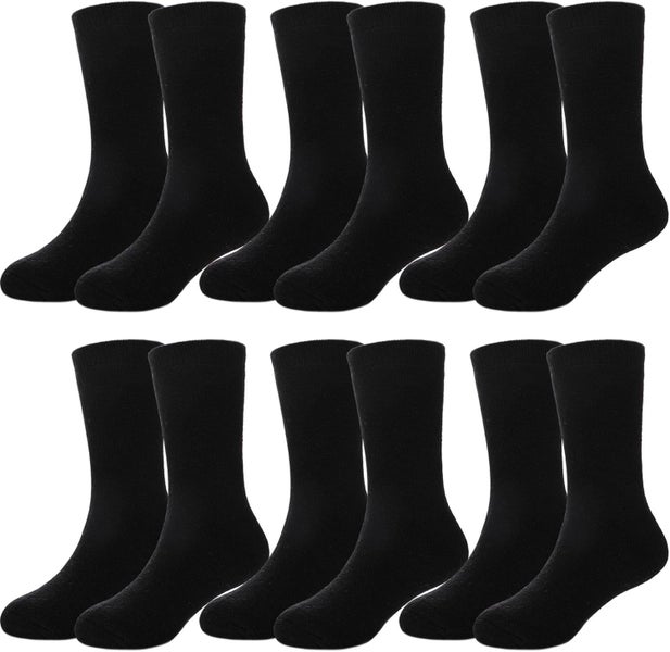 6 Pairs Kids Wool Socks for Toddlers Boys Girls Hiking Winter Warm Cozy Thi Carousel 1