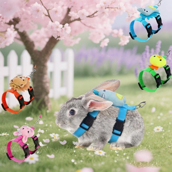 4-pack Adjustable Rabbit Towing Rope Set, Multi-color Durable Towing Rope, Carousel 1