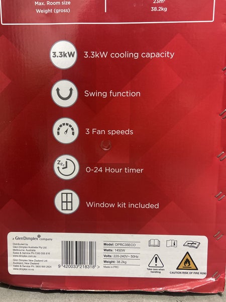 !NEW! Dimplex 3.3kw Portable Air Conditioner Carousel 4