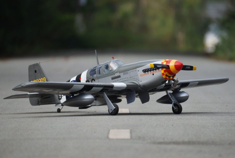 VQ Model P-51B Mustang "Berlin Express" EP/GP 46 Size ARF **NEW IN BOX** Carousel 2